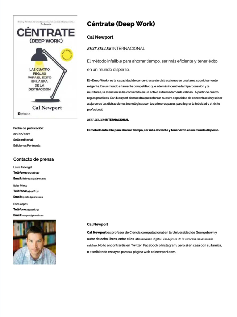 PDF Centrate Deep Work PDF Compress | PDF