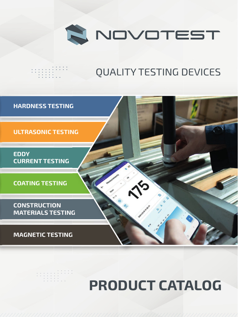 NOVOTEST Product Catalog 2024 | PDF | Smartphone | Mobile App