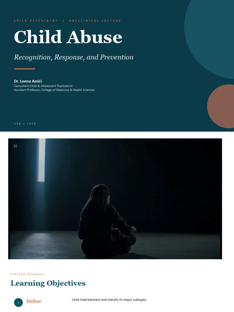 40- Child Abuse Lecture 2026 PDF | PDF | Child Abuse | Child Neglect