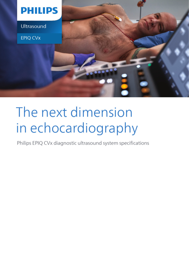 EPIQ CVX Spec - 1 | PDF | Medical Ultrasound | Echocardiography