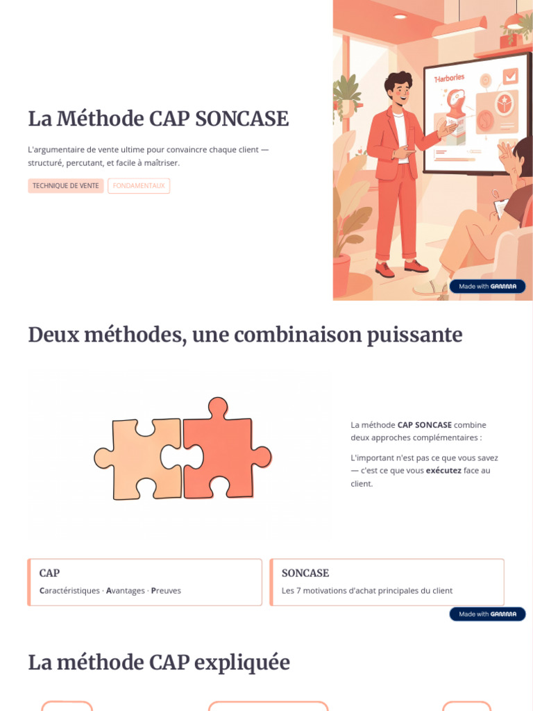 La Methode CAP SONCASE | PDF