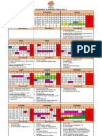 Calendario Acadêmico Uneal 2012