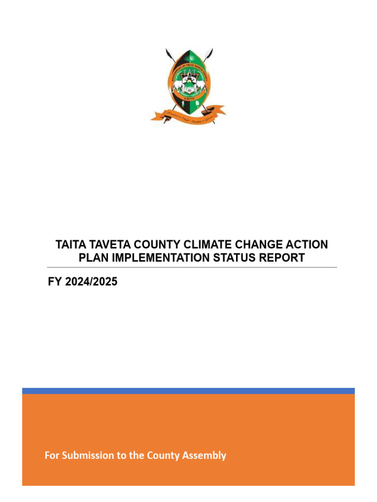 County Climate Change Action Plan Implementation Status Report | PDF ...