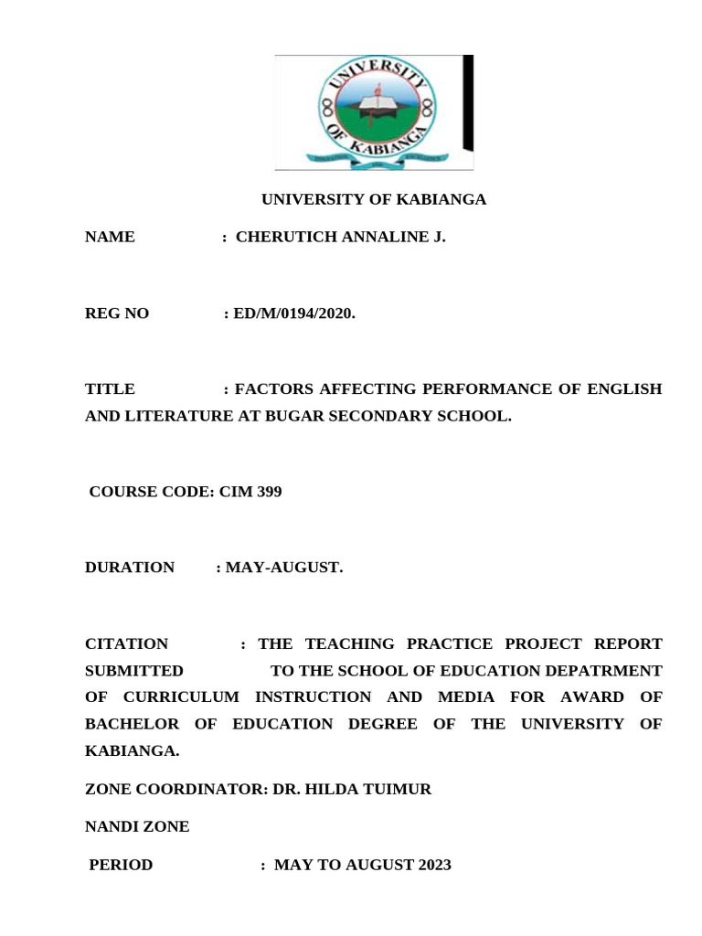 Annaline Report | PDF | Teachers | Qualitative Research