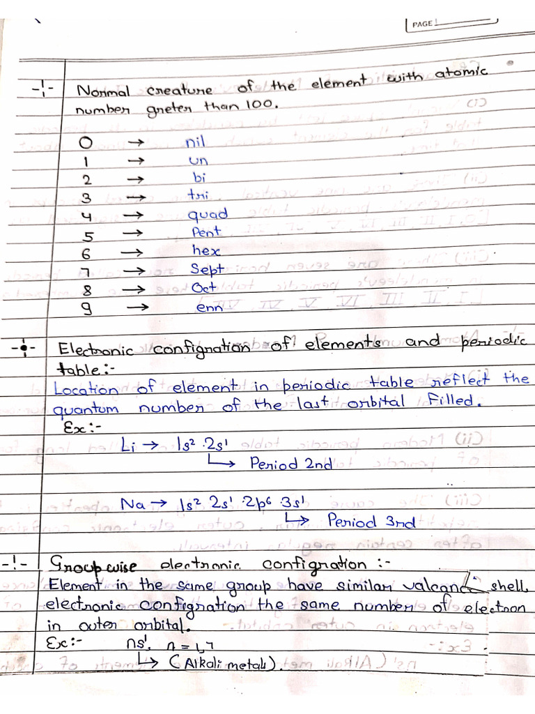 Periodicity Complete Notes | PDF