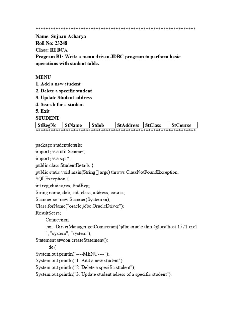JAVA a-b | PDF | Java (Programming Language) | Software Engineering