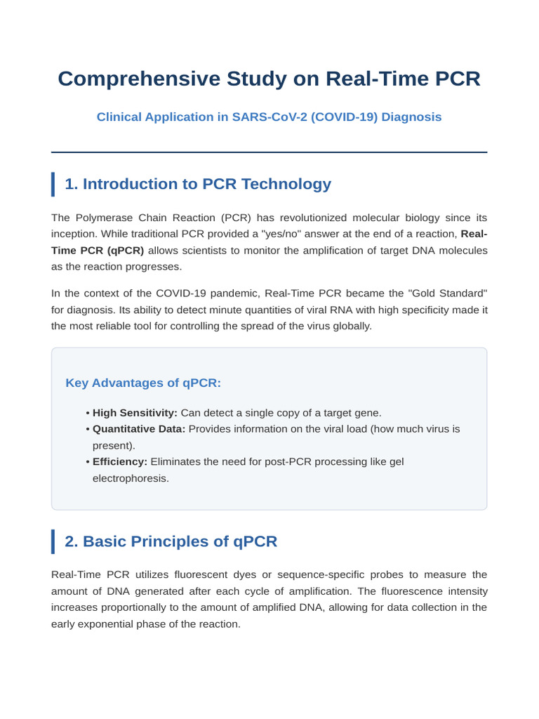 Real Time PCR Research English | PDF | Real Time Polymerase Chain ...
