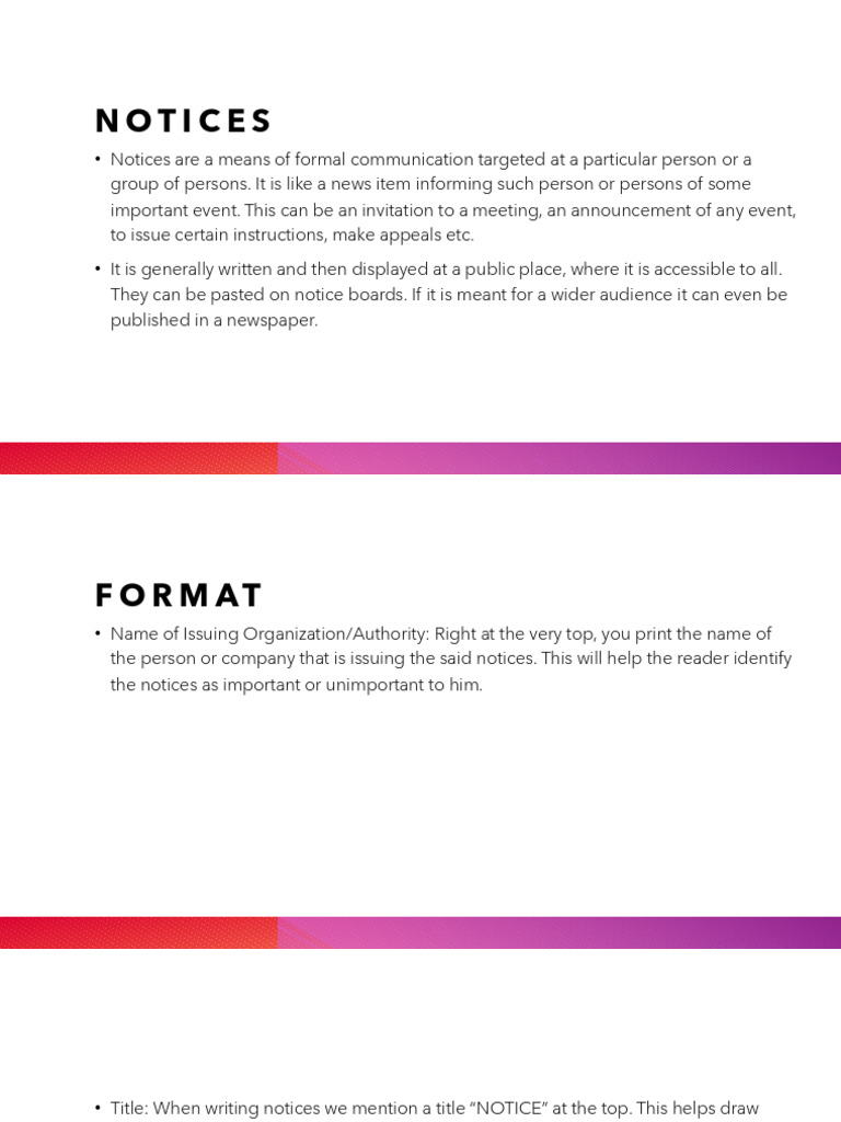Notices | PDF
