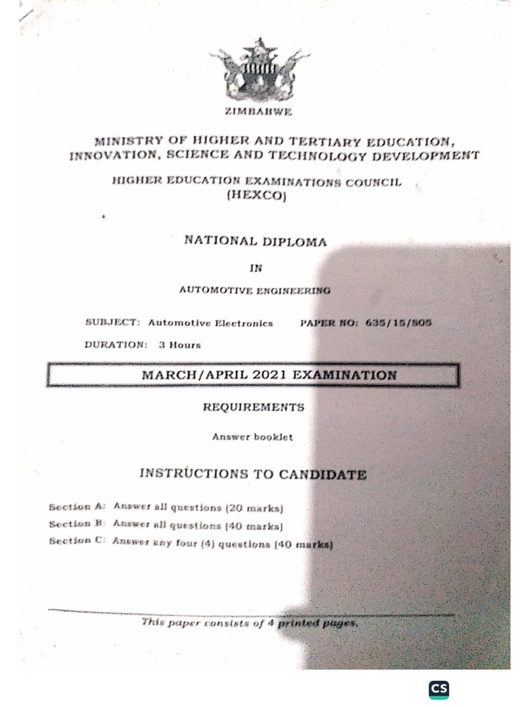 Question Papers | PDF