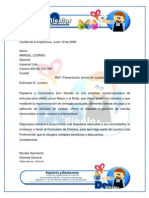 Carta Presentacion