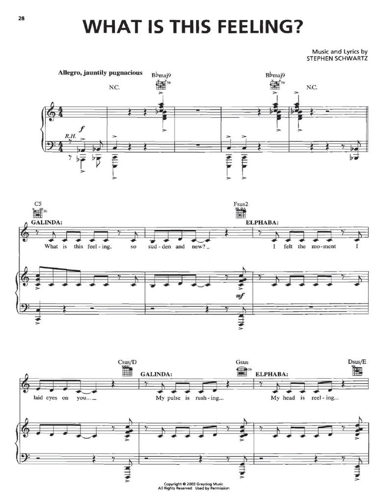 What is This Feeling_Wicked | PDF