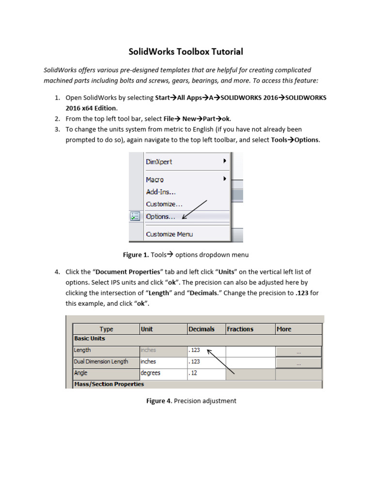 Solidworks Toolbox Tutorial | PDF | Gear | System Software