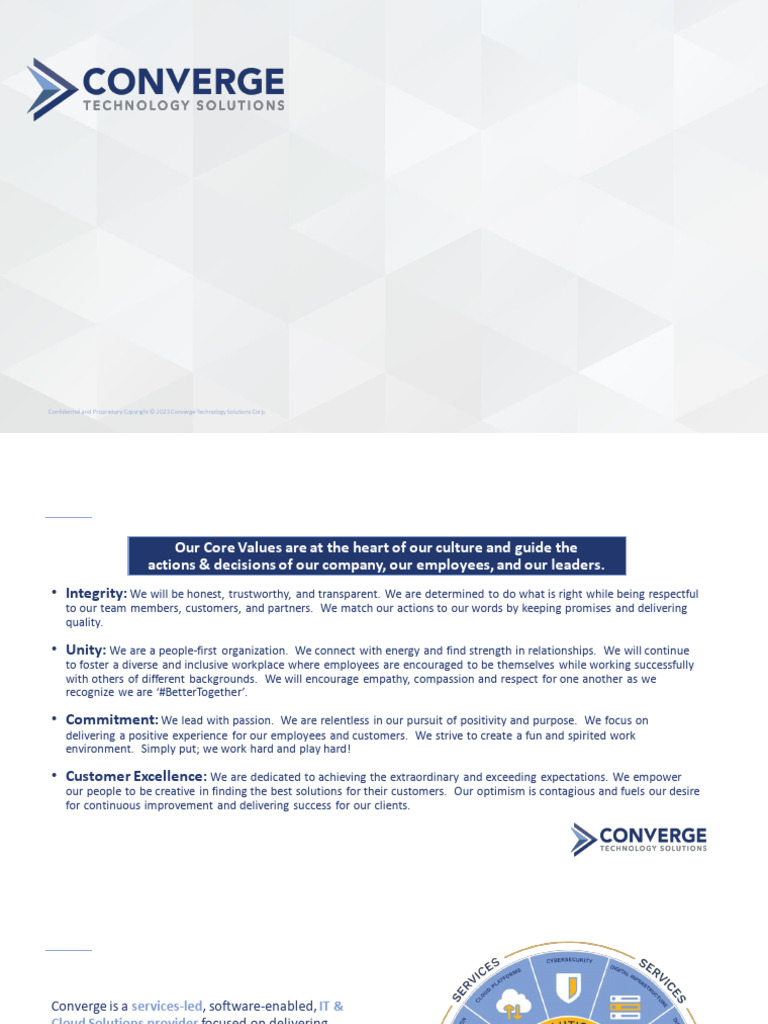 Converge Practices Overview | PDF | Computer Security | Security