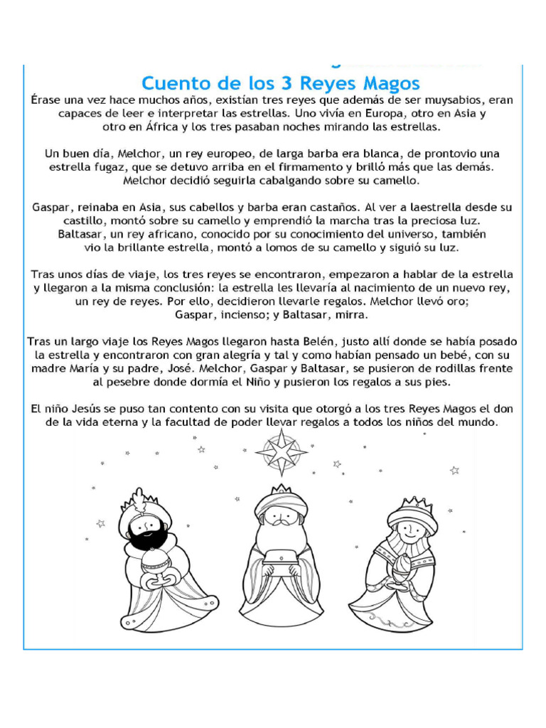 Cuento de Lo Reye Mago | PDF