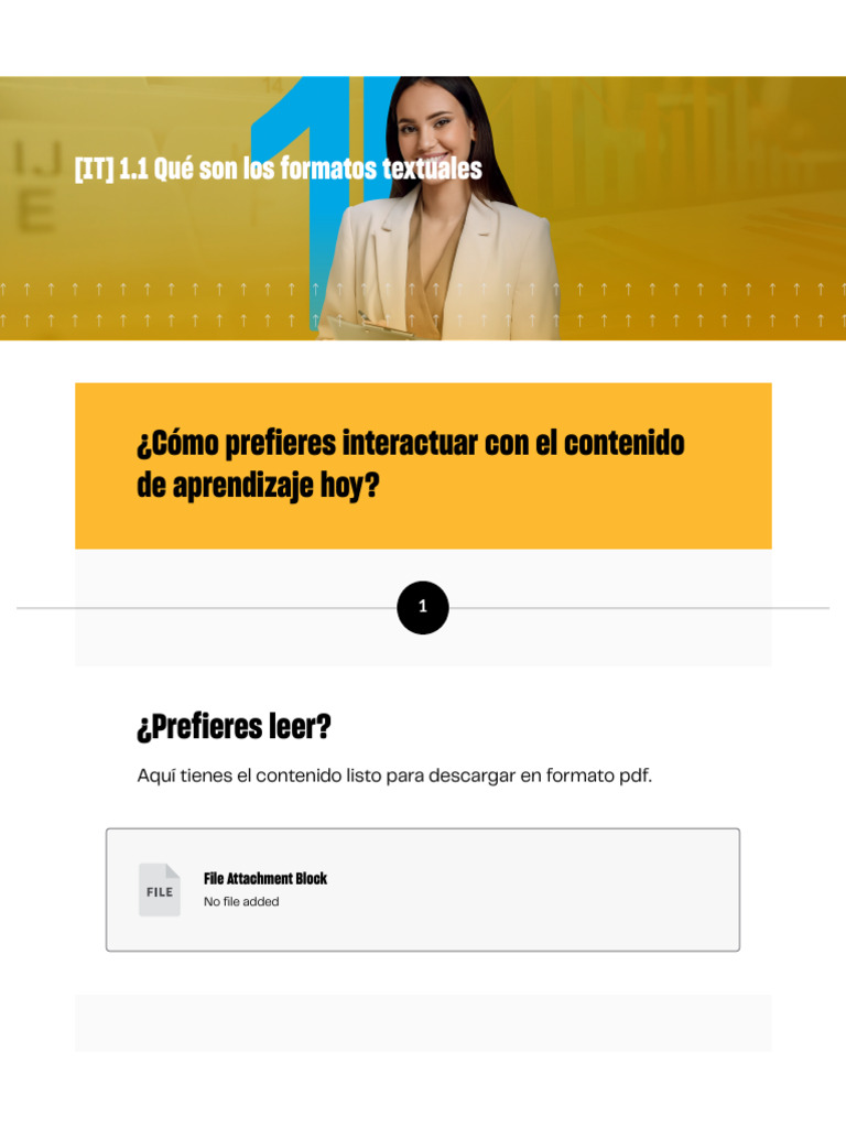 It 1 1 Que Son Los Formatos Textuales | PDF | Comunicación humana