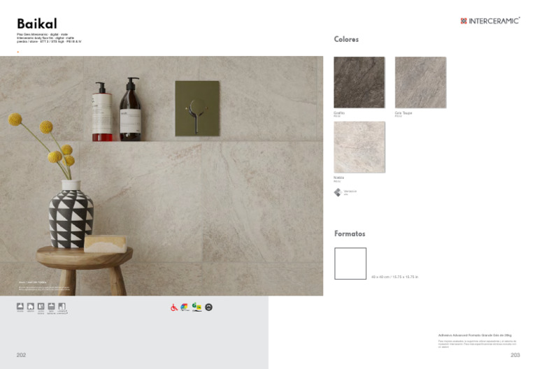 Interceramic BAIK Baikal MXHoja de Catalogo-005134 | PDF