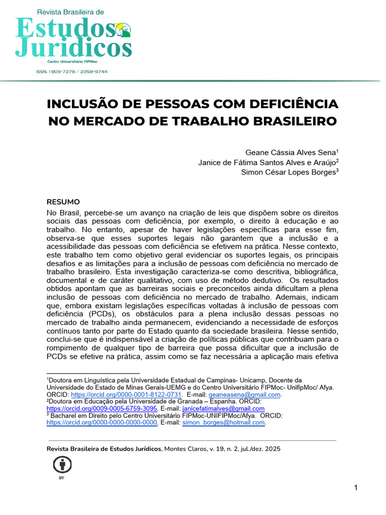 23 +Inclusão+PCD | PDF | Deficiência | Acessibilidade