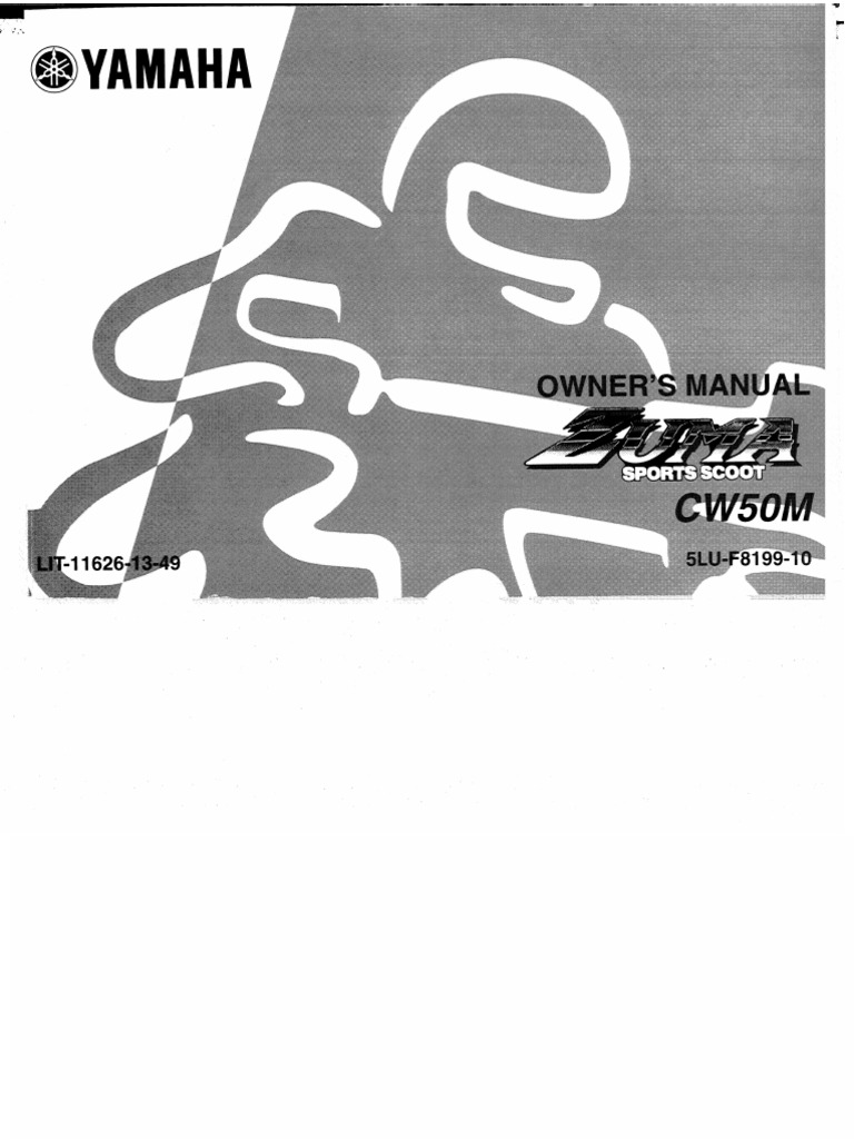 2000 Zuma Owners Manual | PDF