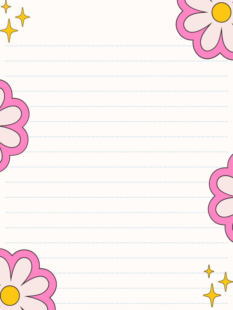 Pink and Yellow Cute Notes Notebook | PDF