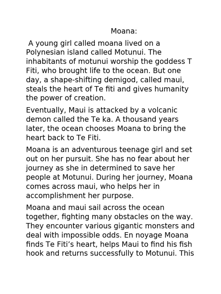 Moana | PDF