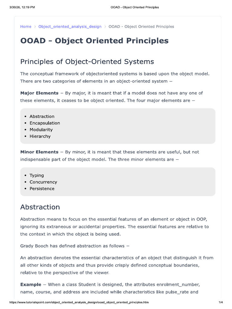 OOAD Notes4 | PDF