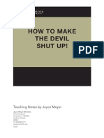 How to Make the Devil Shut Up- By Joyce Meyer