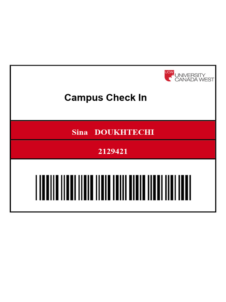 Student Barcode | PDF