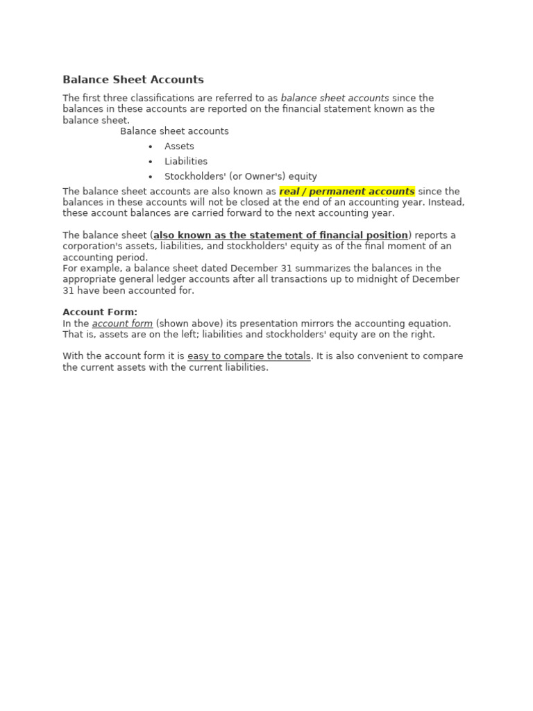 Balance Sheet and Income Statement | PDF | Balance Sheet | Income Statement