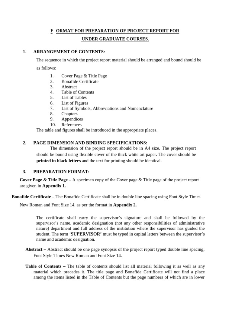 UG Project Report Format and Guidelines (3) (1) - 1 | PDF | Thesis ...