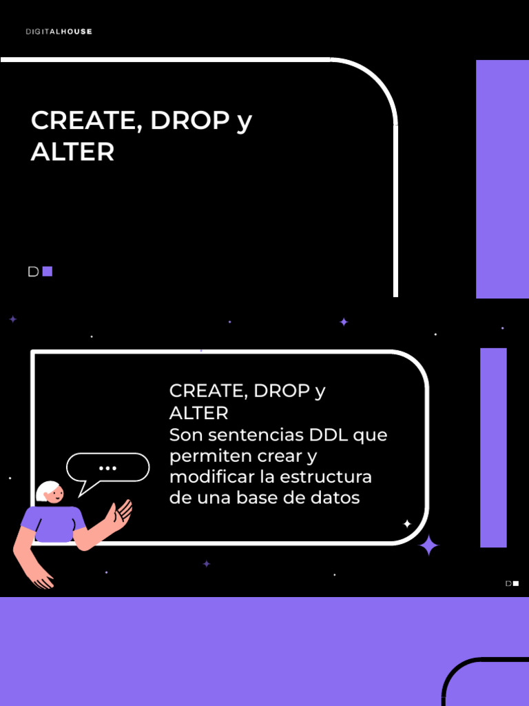 19-Create, Drop y Alter | PDF