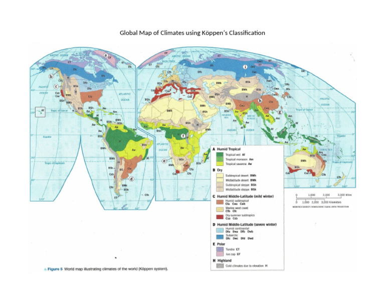 Lab 7 - Global Map of Climates | PDF