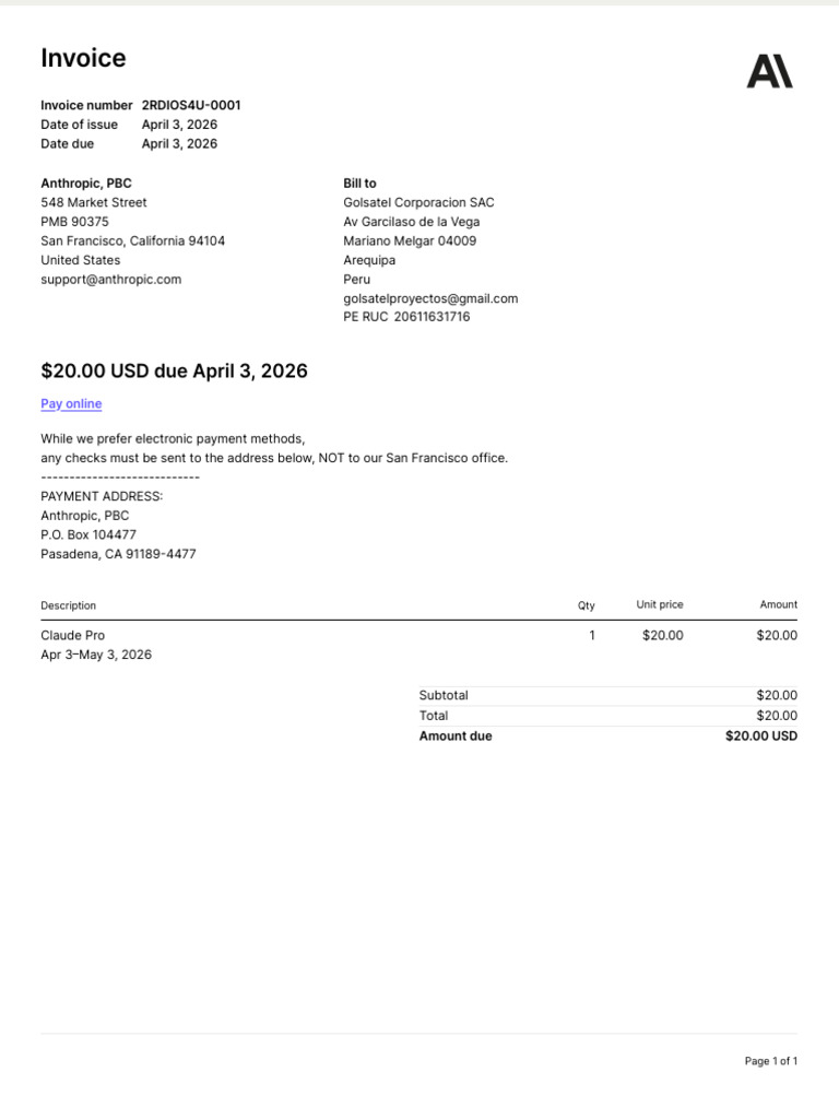 Invoice 2rdios4u 0001 | PDF