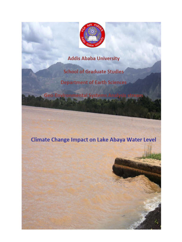 Climate Change Impact on Lake Abaya Water Level - Azeb Belete (Thesis ...