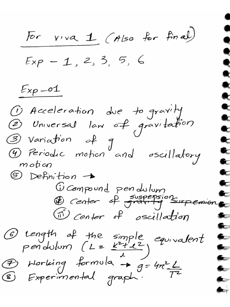Phy Lab Viva | PDF