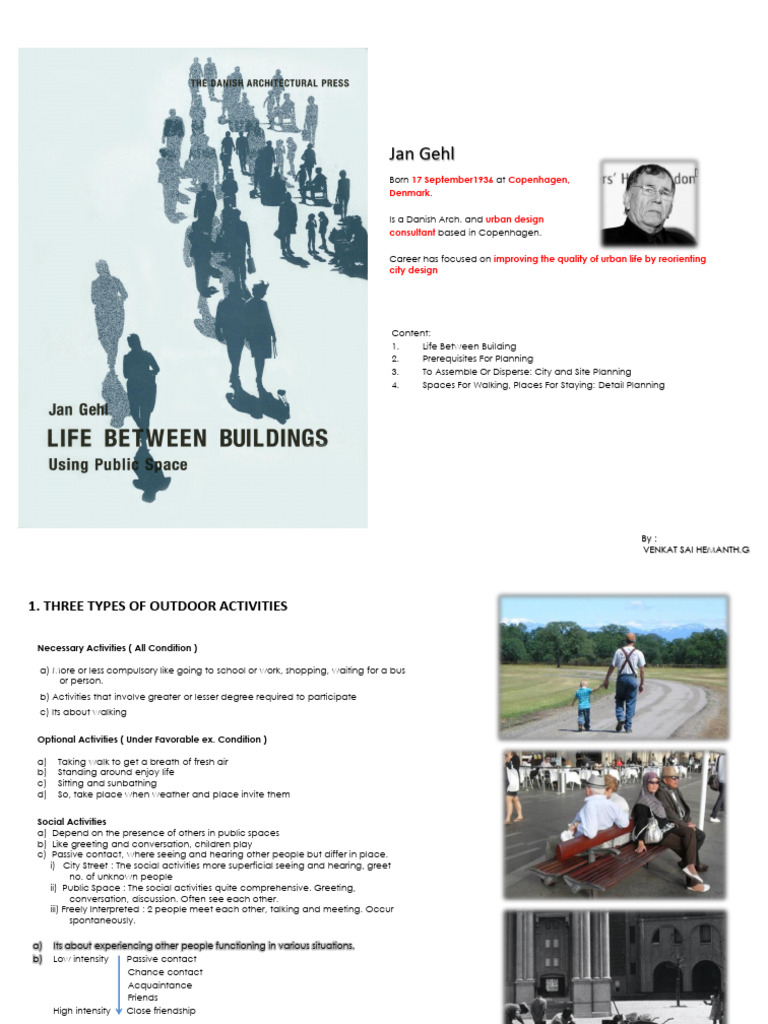 Life Between Buildings Using Public Space Book Review[1] | PDF ...