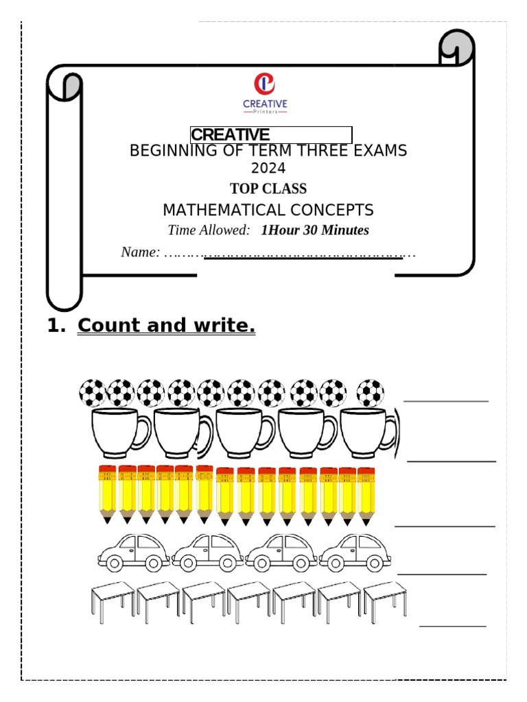 Numbers Top Class (1) | PDF