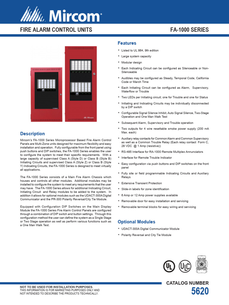 CAT-5620 FA-1000 Series Defien | PDF | Mains Electricity | Computer ...