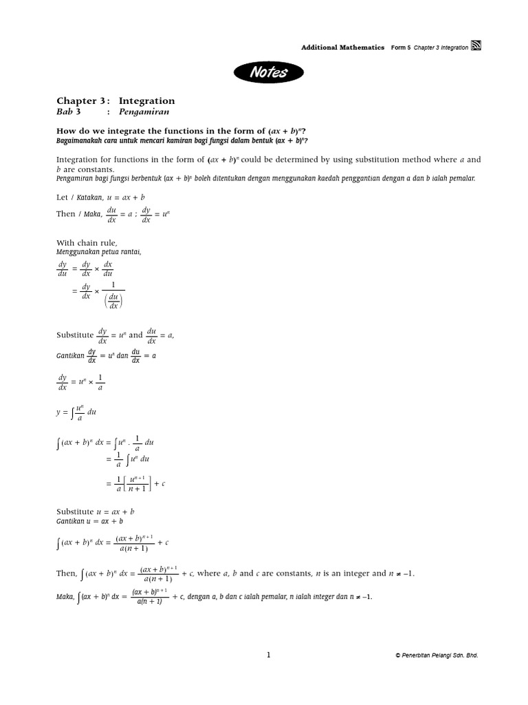 Notes Extra Chap 3 | PDF