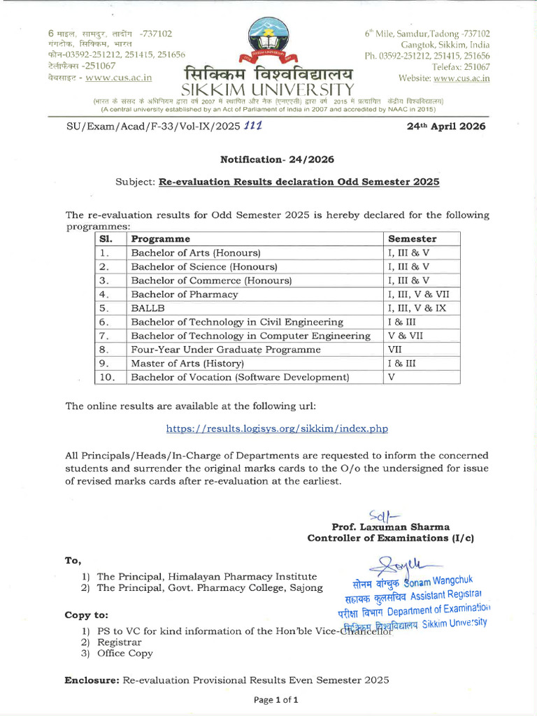 Notification 24 2026 | PDF