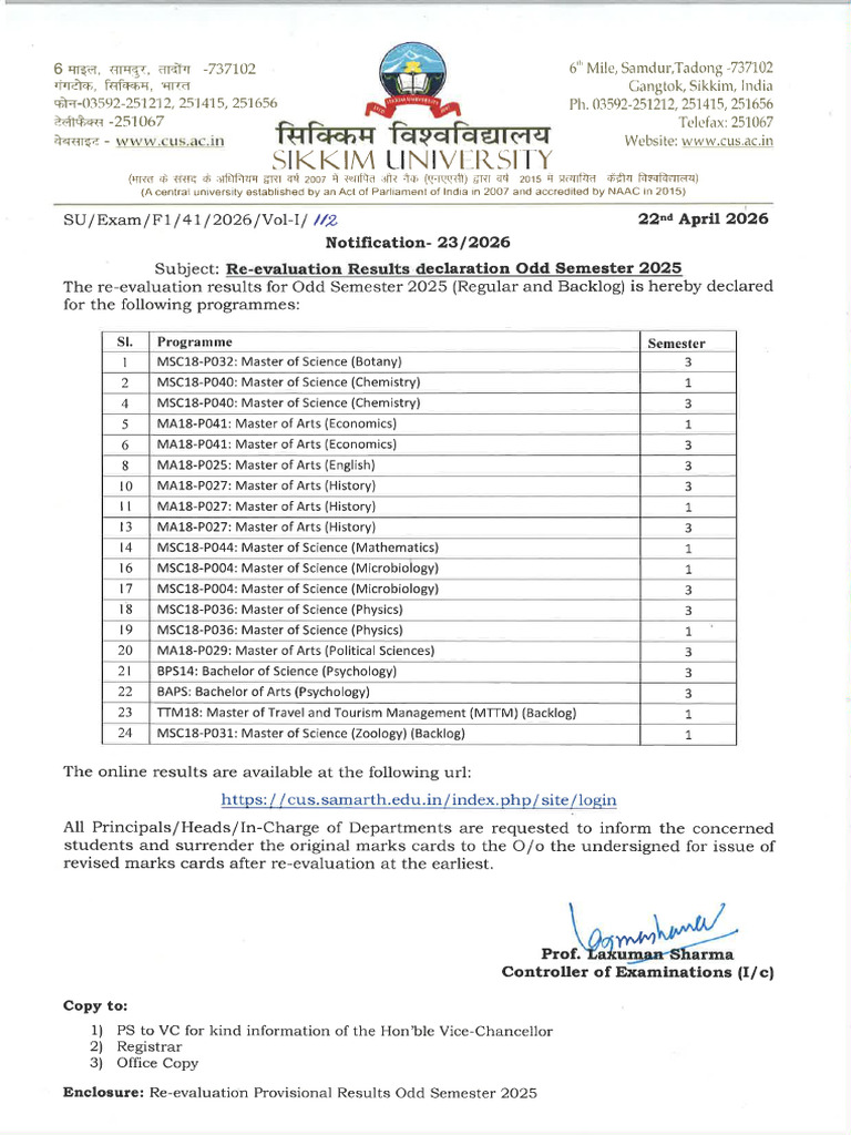Notification 23 2026 | PDF
