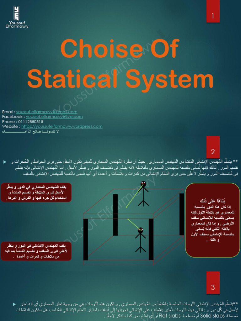 Choise of Statical System | PDF