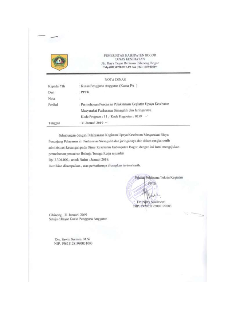 Contoh Spj Ls | PDF