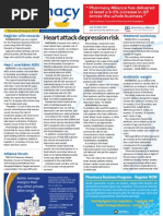Pharmacy Daily For Thu 23 Aug 2012 - Heart Attack and Depression, Register With Rewards, Antibiotic Weight, Chemmart Male Focus and Much More...