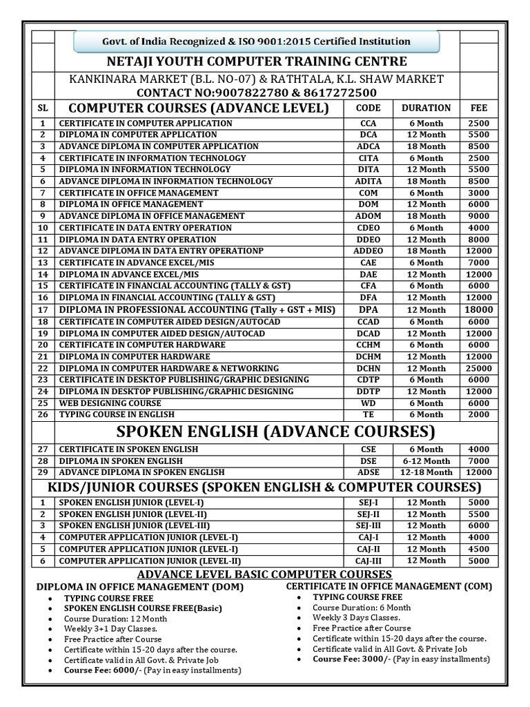 Fee Structure for Students | PDF | Driver's License | Diploma