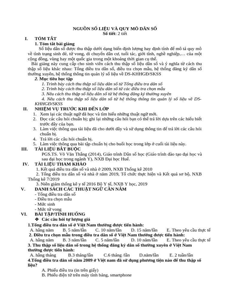 HDHT-DHS-Bai 2 Nguon So Lieu | PDF