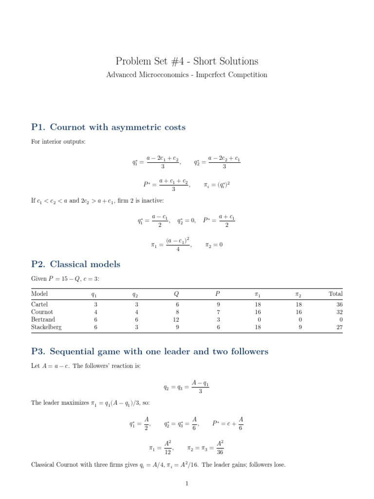 Problem_Set_4_short_solutions | PDF | Marketing | Market (Economics)