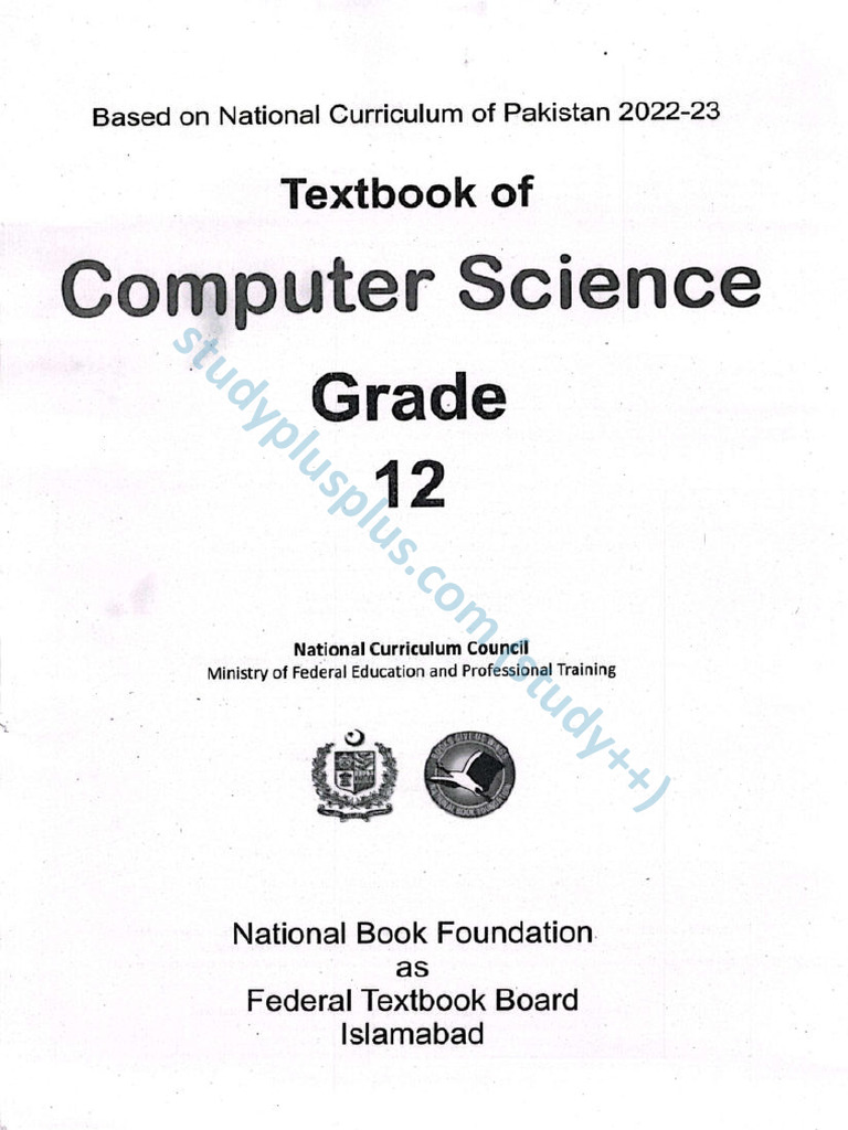 v2 12 Computer Science Book 2025 | PDF