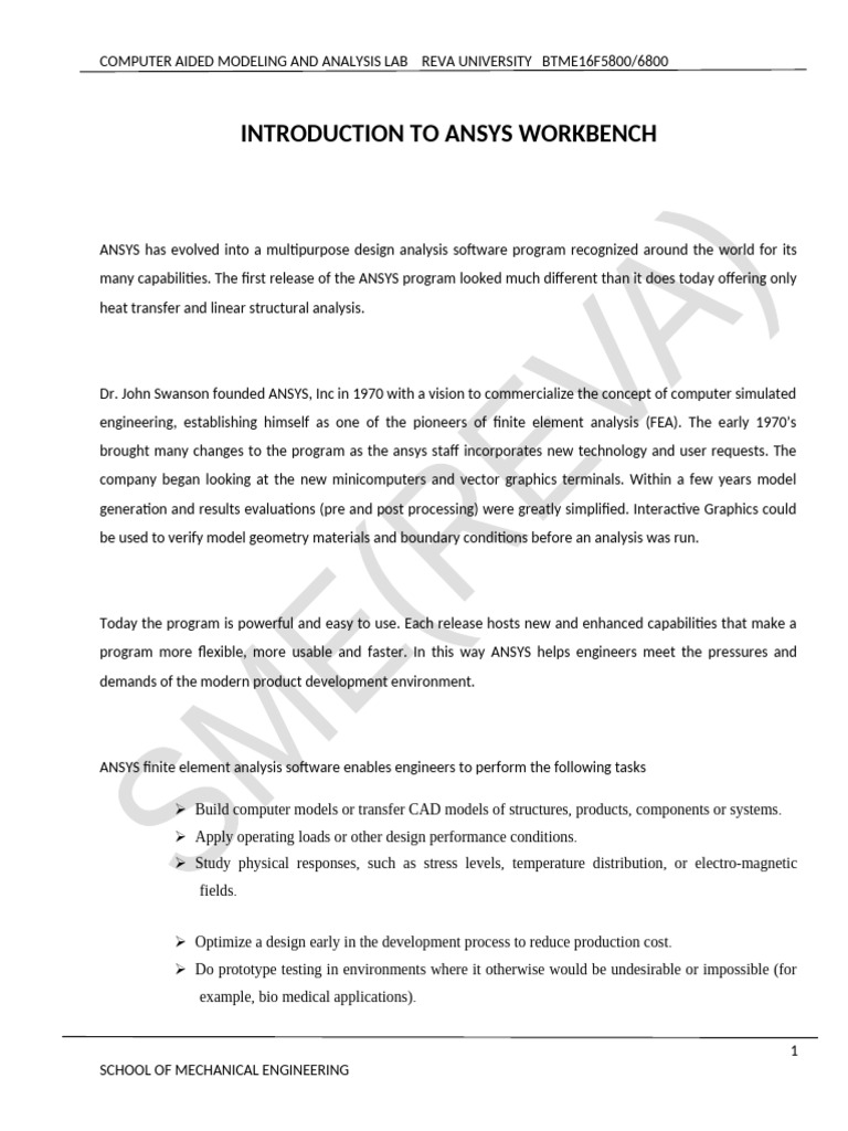 Manual Ansys Workbench R2019 Updated March2020 | PDF | Bending ...