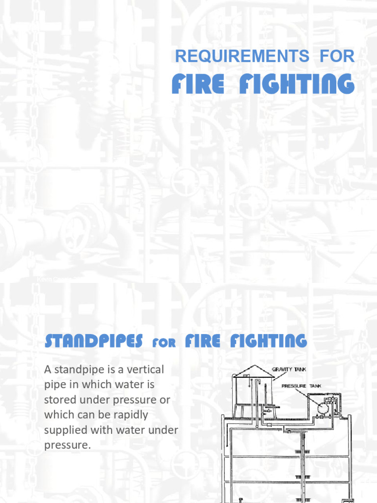 Plumbing Lecture 8 Fire Fighting | PDF | Fire Sprinkler System ...