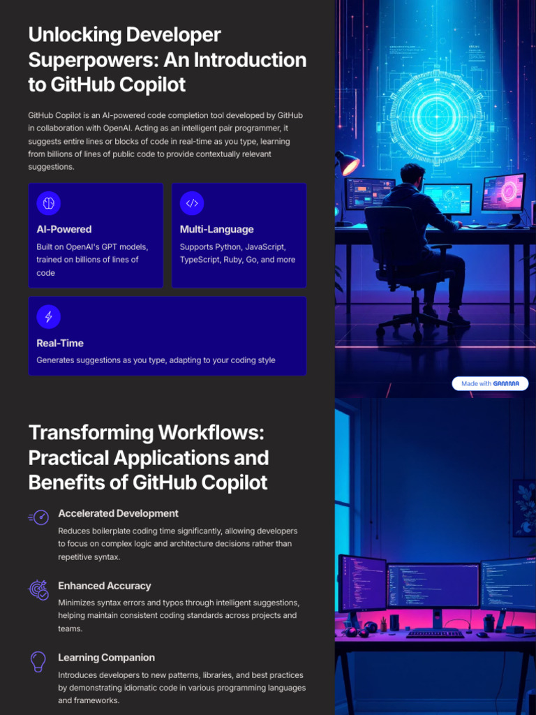 Unlocking Developer Superpowers an Introduction to GitHub Copilot | PDF ...